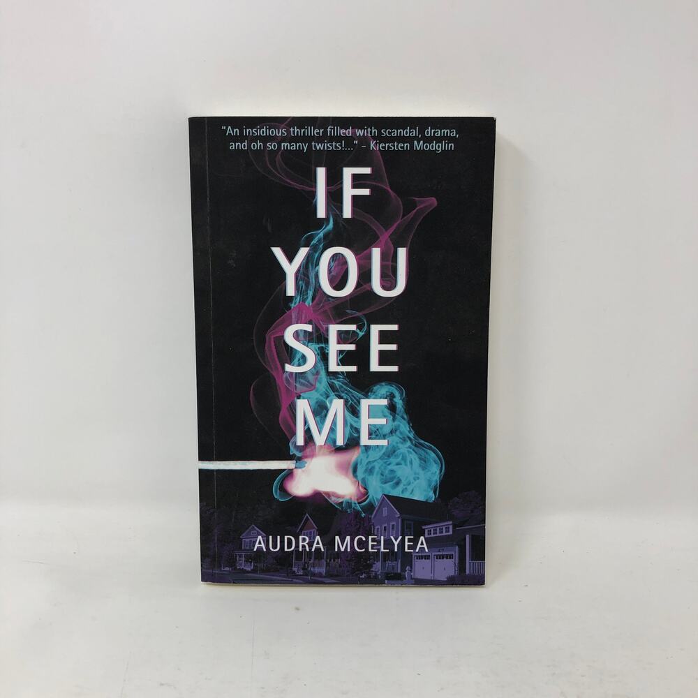 If you See Me By Audra McElyea Paperback Book Signed Autographed